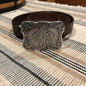 Womens leather belt